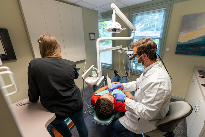 dental exam with Dr. leffler
