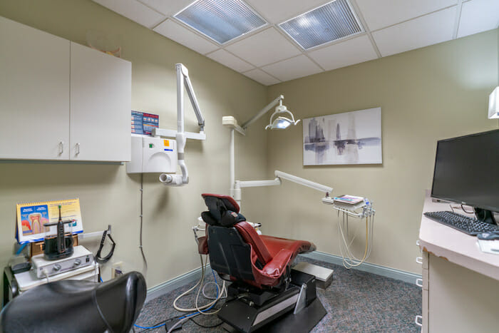 dental hygiene exam room